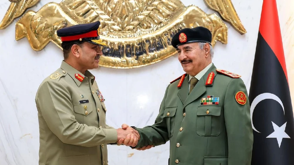 Pakistan, Libya discuss enhancing defense cooperation during CDF visit